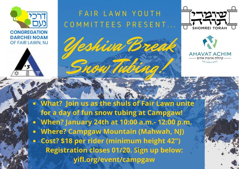 Banner Image for Fair Lawn's Yeshiva Break Trip to Camp Gaw